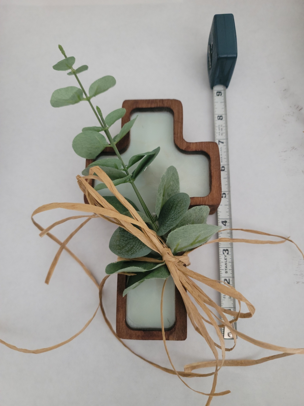 Handmade Cross Soy Candle | Faith-Inspired Home Décor | Gift Idea
